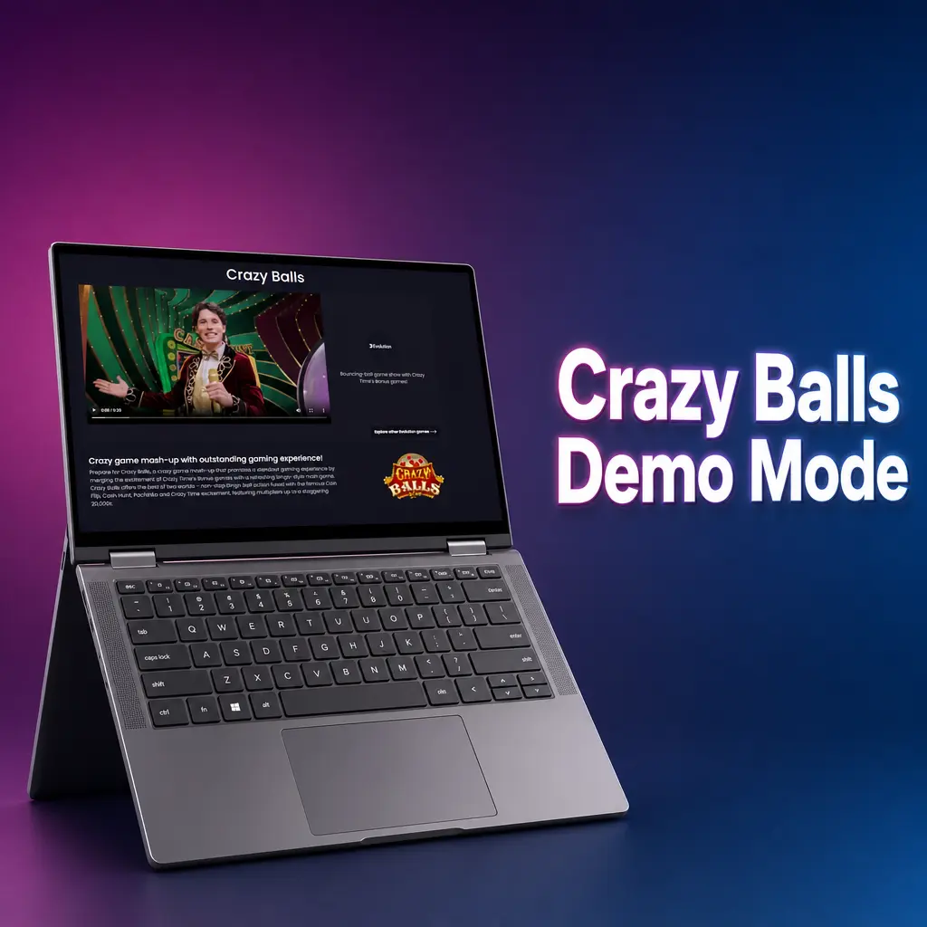 Crazy Balls demo mode interface screenshot