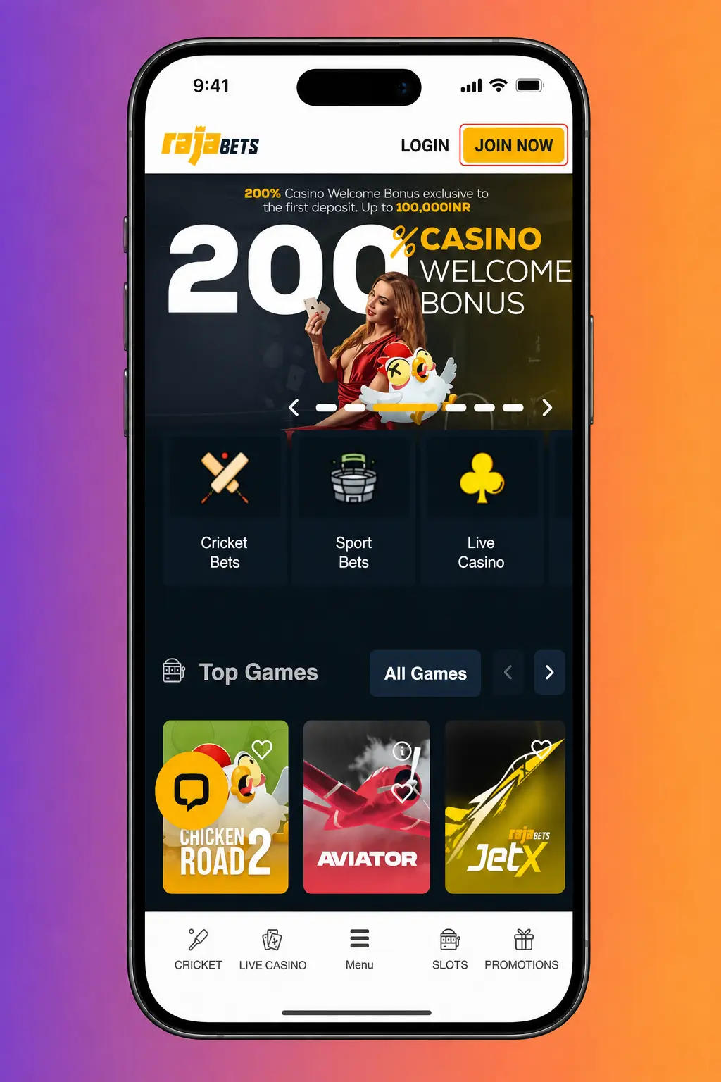 Registering and logging in to play Crazy Balls